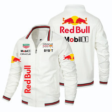 RED BULL Racing Jacket Rain Windbreak F1 Mens Ladies Unisex Free Post Black