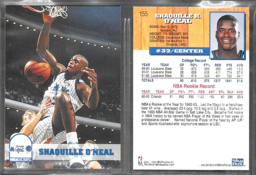 Skybox nba 1993 155 - nba, shaquille