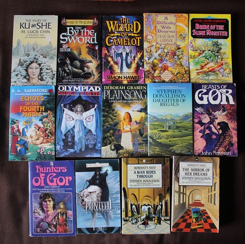 Fantasy paperbacks job lot