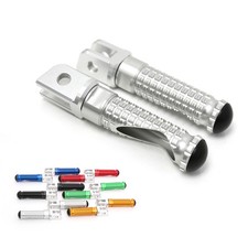 FOR BUELL XB12S LIGHTNING 2004+ SILVER MPRO FRONT MOTORCYCLE FOOT PEGS