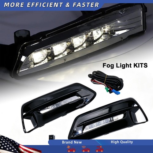 Clear led fog lamps pair - lamps,