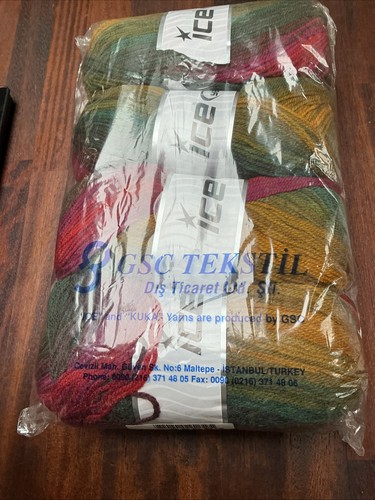 Ice yarn multicoloured - ice,