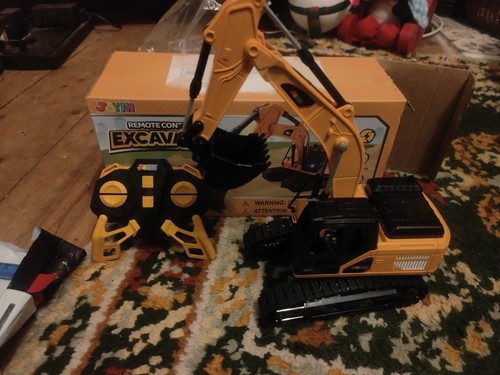 Remote control excavator - control, rc
