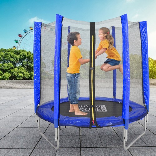 5ft kid trampoline safety - kid, w/