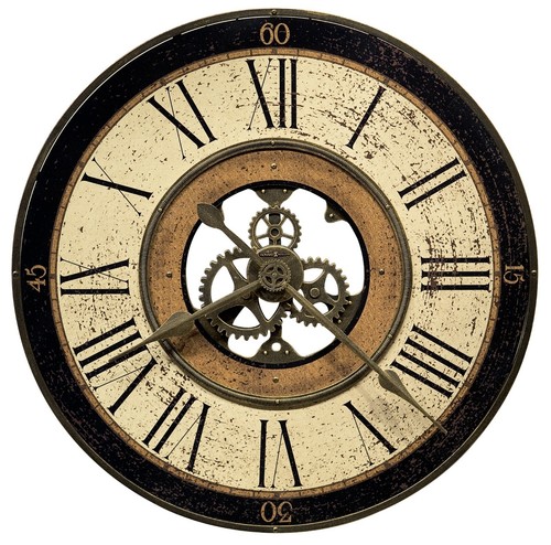 Brass works clock howard - by,