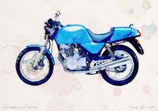 A4 Photo Honda XBR500 1985