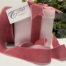 New Blush Pink Velvet Ribbon