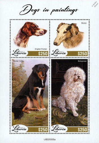 Dogs paintings - in,