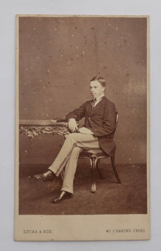 Cdv victorian man in - cdv,