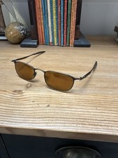Oakley OO Jordan Square Wire Gold Iridium Sunglasses 