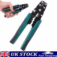 Ratchet Crimper Wire Plier Crimping Tool Cable Electrical Terminals Kit Set