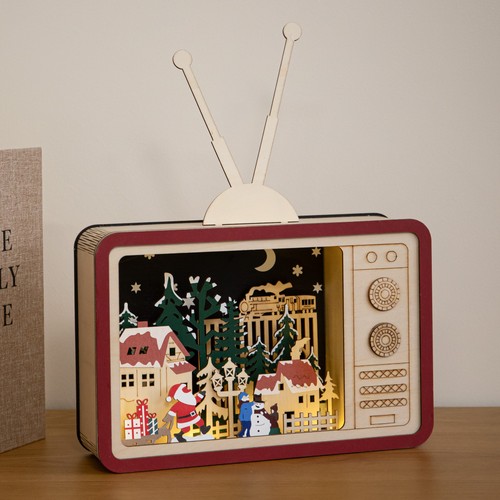 18cm light wooden - 18cm, vintage