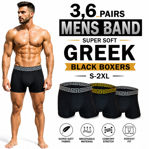 Pack mens greek band trunk - band,