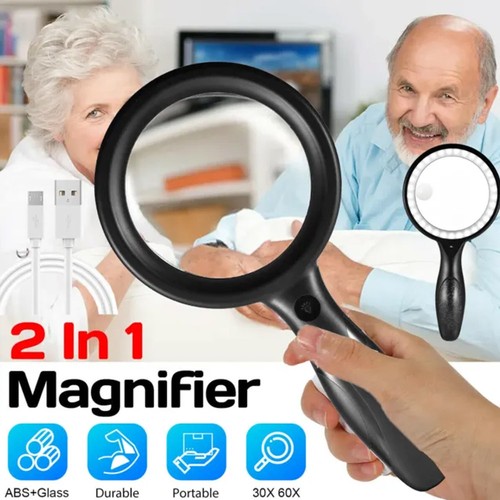 New handheld magnifying glass - new,