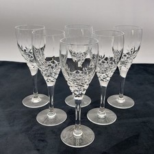 Royal Doulton Dorchester Sherry Port Glass Set of 6 140ml 17cm Signed to Base