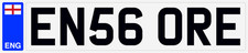 EN56 ORE ONE OFF NUMBER PLATE