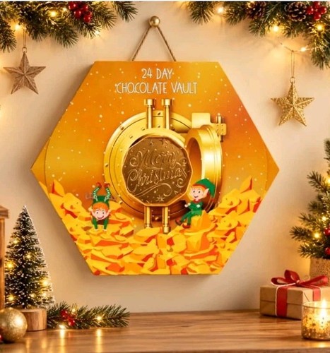 Christmas chocolate vault - chocolate,