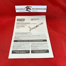 Ryobi operator manual - ryobi, operator's