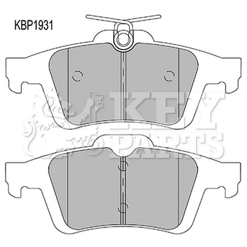 Brake pads set for jaguar - pads,