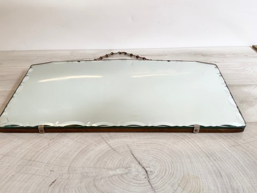 Vintage frameless wall mirror - frameless,