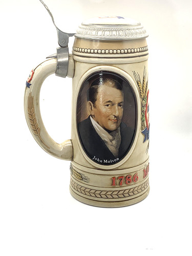 Vintage john molson beer - vintage, stein
