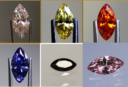 Marquise cut cubic - 6a,