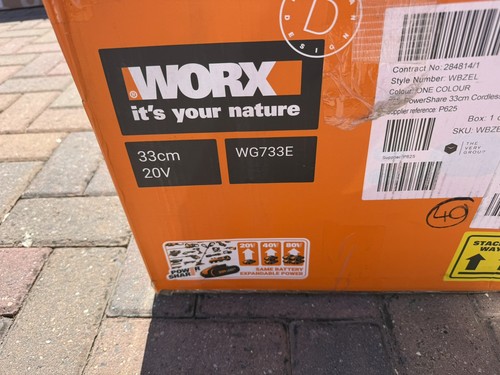 Worx powershare cordless lawn - worx,