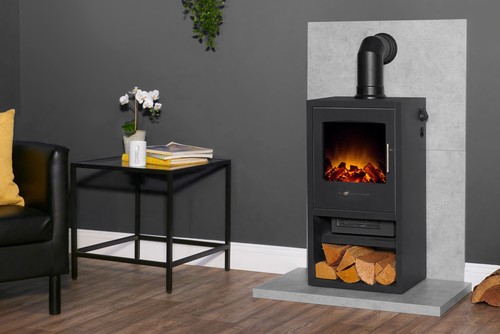 Acantha tile hearth set in - acantha,