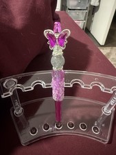 Purple butterfly pen - purple,