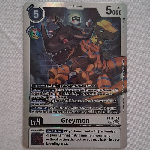Bandai digimon card - card, game