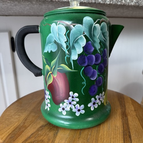 Hand painted decorative teapot - hand,