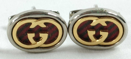 Gucci cufflinks gold silver - ,