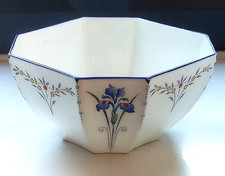 SHELLEY BLUE IRIS SUGAR BOWL