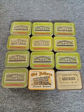 12 x Vintage Tobacco Tins inc Golden Virginia, Gold Block & Lloyd's Old Holborn