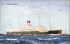 MV Derbyshire Ship Bibby Line