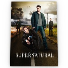 Supernatural TV Show Poster Satin High Quality Archival Stunning A1 A2 A3