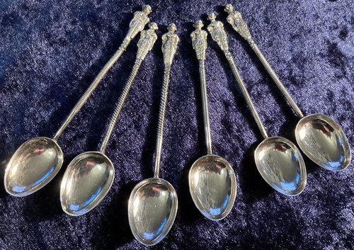 Antique silver footman - footman, coffee