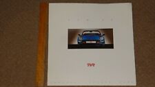 TVR S2 large format brochure - 1990 - plus price/options list - very rare