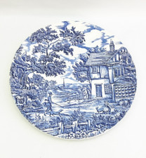 Myott The Hunter -  25cm / 10" Dinner Plate - Vintage Blue & White
