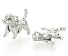 Dog Charms Tibetan Silver