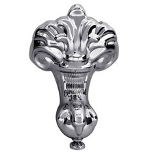 Set of 4 Chrome Ball & Claw