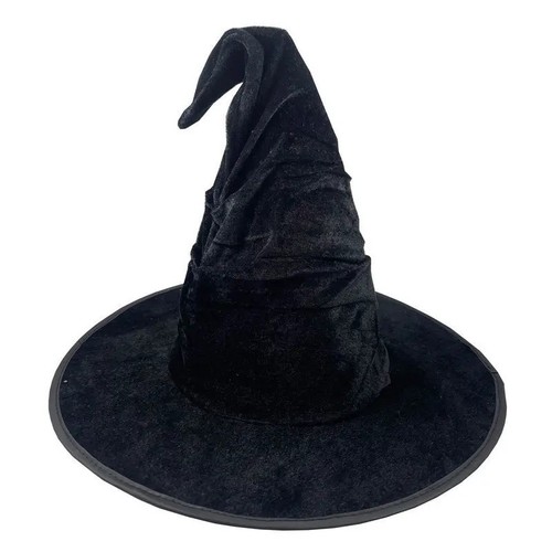 Halloween crumpled witch hat - halloween,