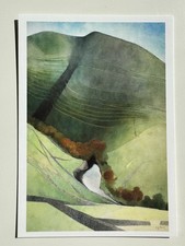Edward Burra Valley and River Northumberland Postcard A6 Tate Britain Art