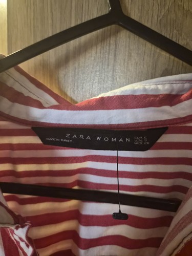 Zara woman red - red/white, striped
