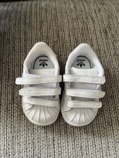 White Infant Adidas Trainers