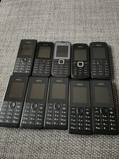 Job Lot 10x Nokia Mobile Phones All Power On No Backs Or Bats 106 1661 113 Etc