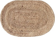 Rug Natural Jute Oval Handmade
