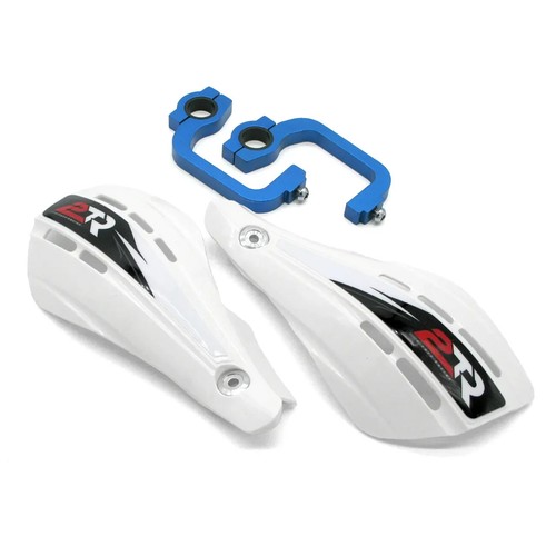 Atv hand guard white paddle - hand,