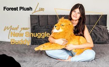 75cm Lion Plush Soft Toy Teddy Bear Stuffed Plush Giant Realistic King Christmas