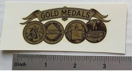 Gold medals antique - medals, scale